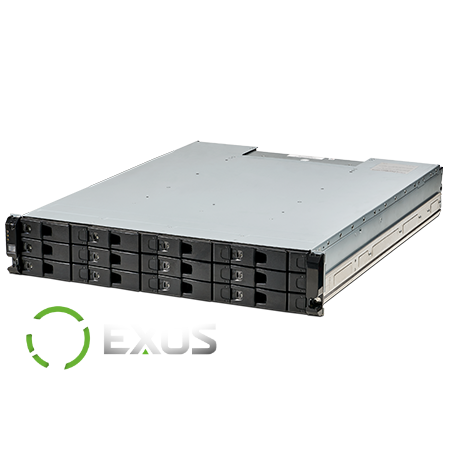 Seagate Exos PROTECT EP2U12 12-bay 2U dual-controller block storage array