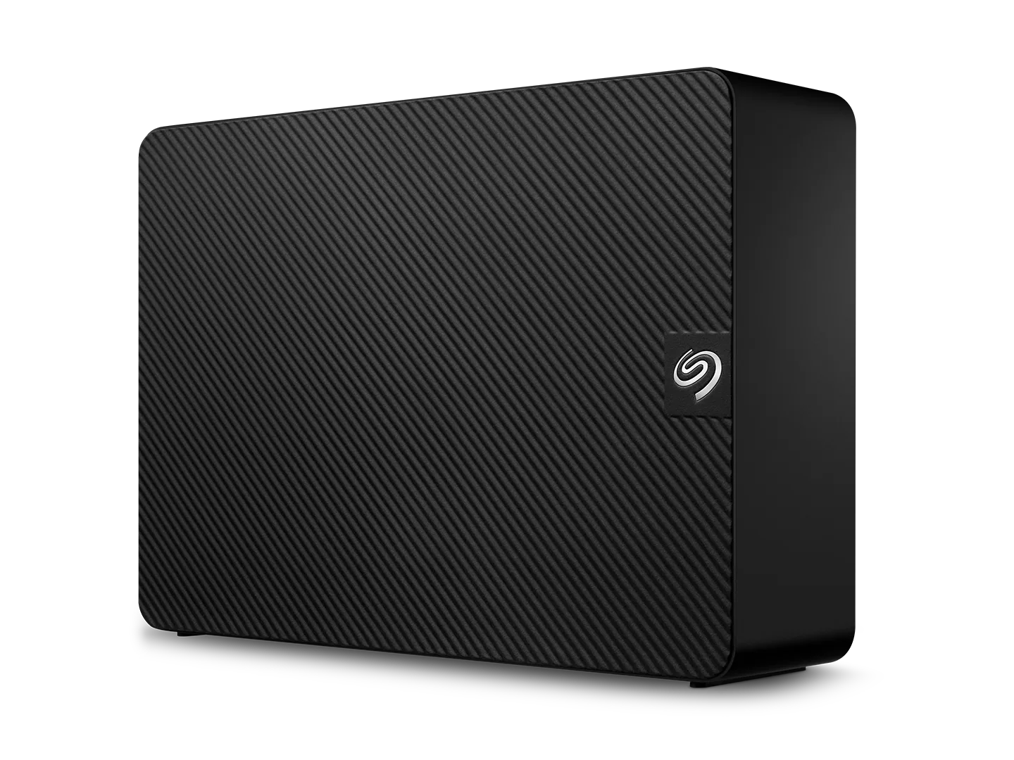 Seagate Expansion Desktop external hard drive, front view