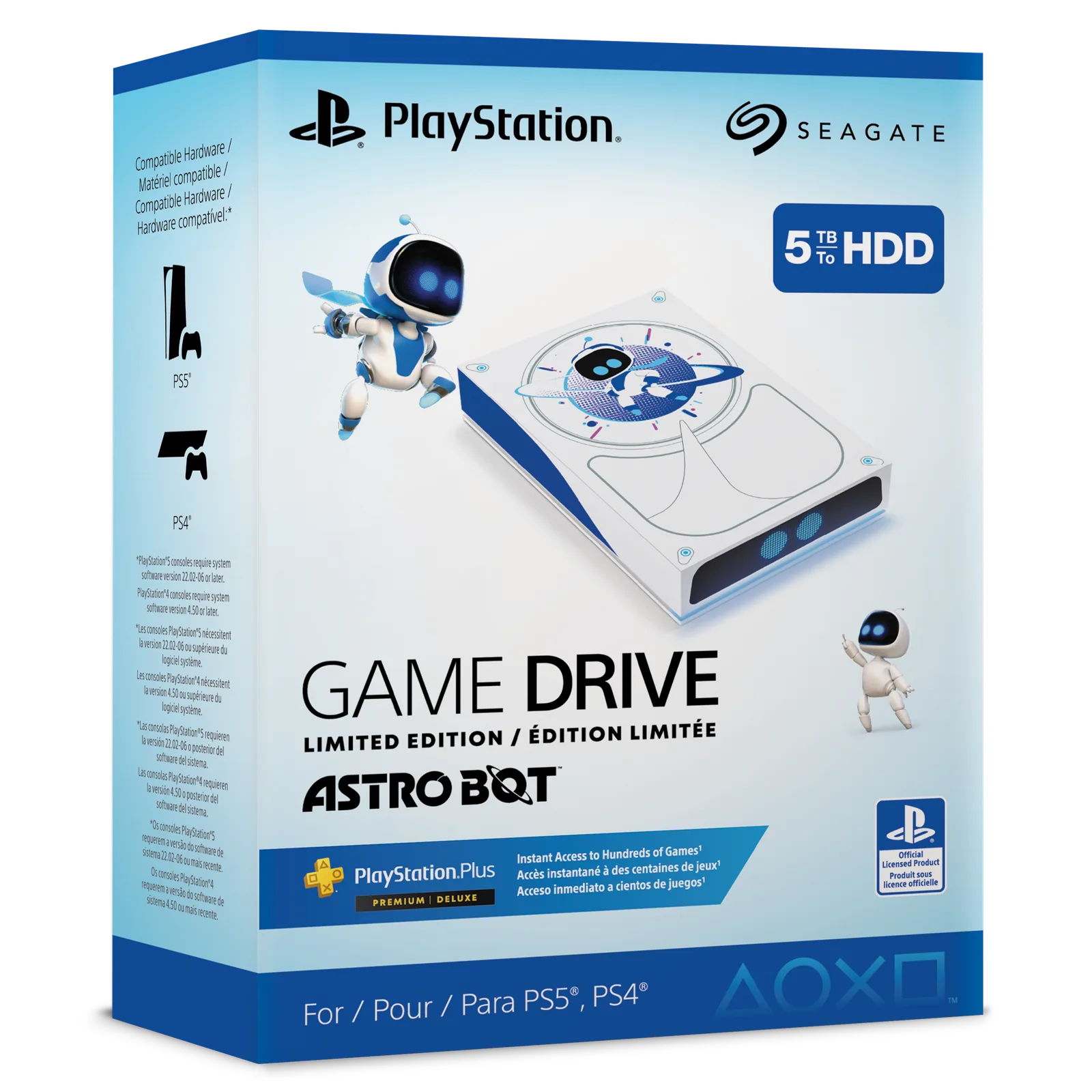 Seagate Astro Bot Limited Edition Game Drive detail view