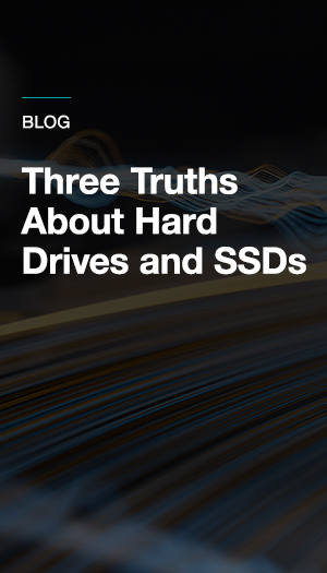 Editorial illustration for Seagate's article on the relationship between hard drives and SSDs in the data center