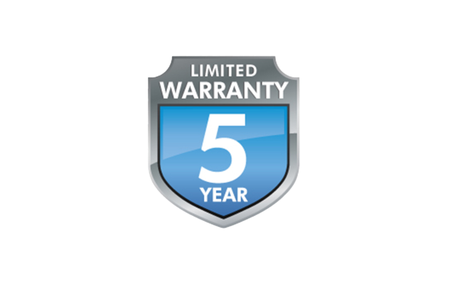 5-Year Limited Warranty