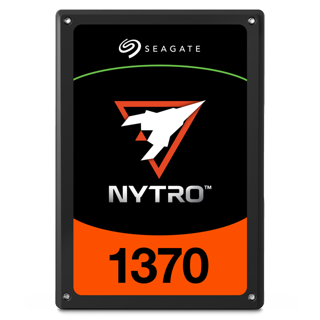 Seagate Nytro 1370 SATA SSD, front view of the 2.5-inch drive