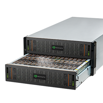 Seagate Exos X 5U84 RAID system, front view