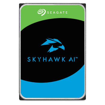 Seagate SkyHawk AI video hard drive, front view