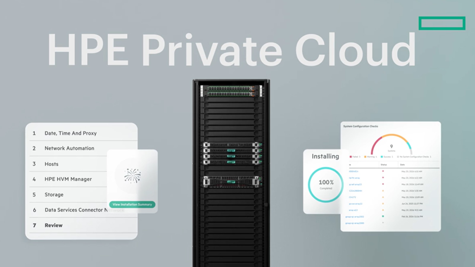 HPE Morpheus orchestration console managing workloads across hybrid cloud
