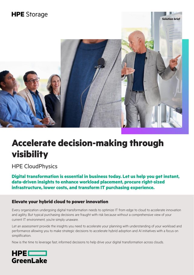 Cover of Accelerate decision making through visibility