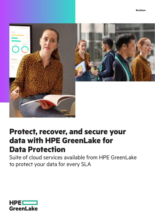 Cover of HPE GreenLake for Data Protection