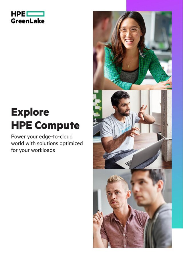 Cover of Explore HPE Compute