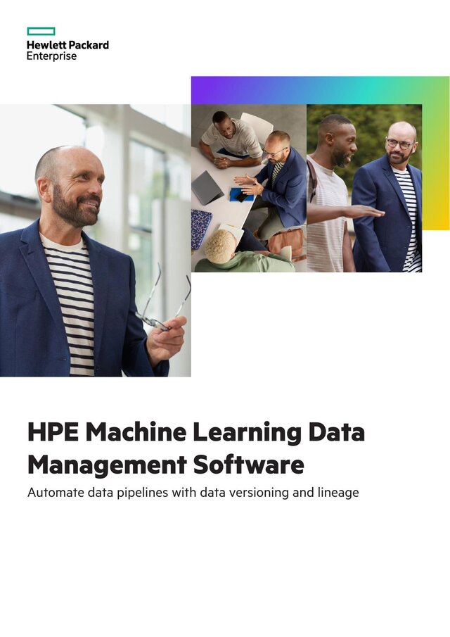 Cover of HPE Machine Learning Data Management Software