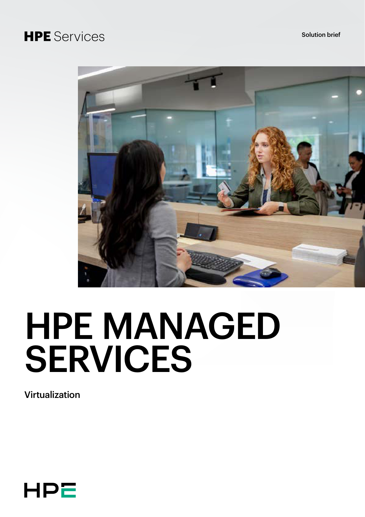 HPE Managed Services Virtualization solution brief cover
