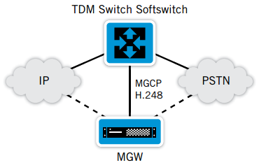 Softswitch-controlled mode