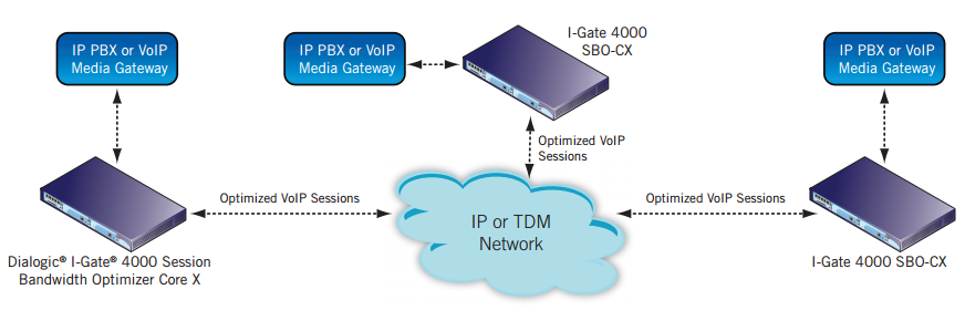 Figure 6. Enterprise VoIP Sessions Optimization