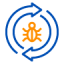 Evolving threats icon