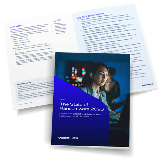 State of Ransomware 2026 report cover