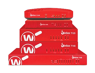WatchGuard Firebox tabletop firewall lineup - secure, scalable network protection for small offices and branches