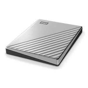 Western Digital My Passport Ultra for Mac 2018 2TB WD MY PASSPORT ULTRA SILVER - WDBKYJ0020BSL-WESN