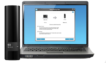 Back up to any external USB drive.