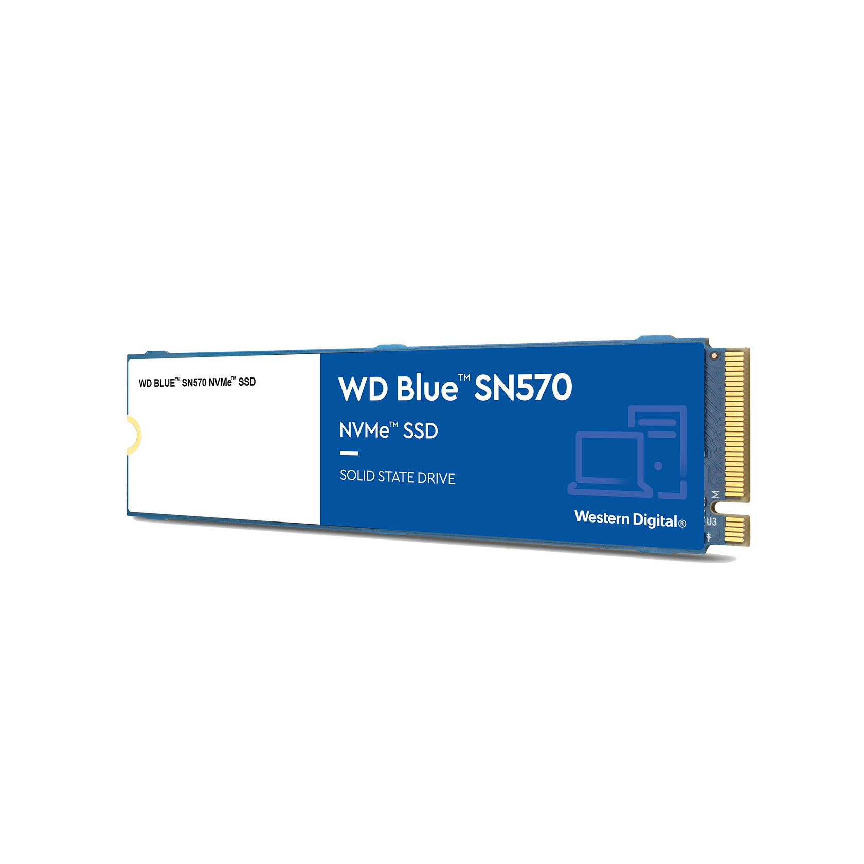 WD Blue SN570 NVMe SSD Left