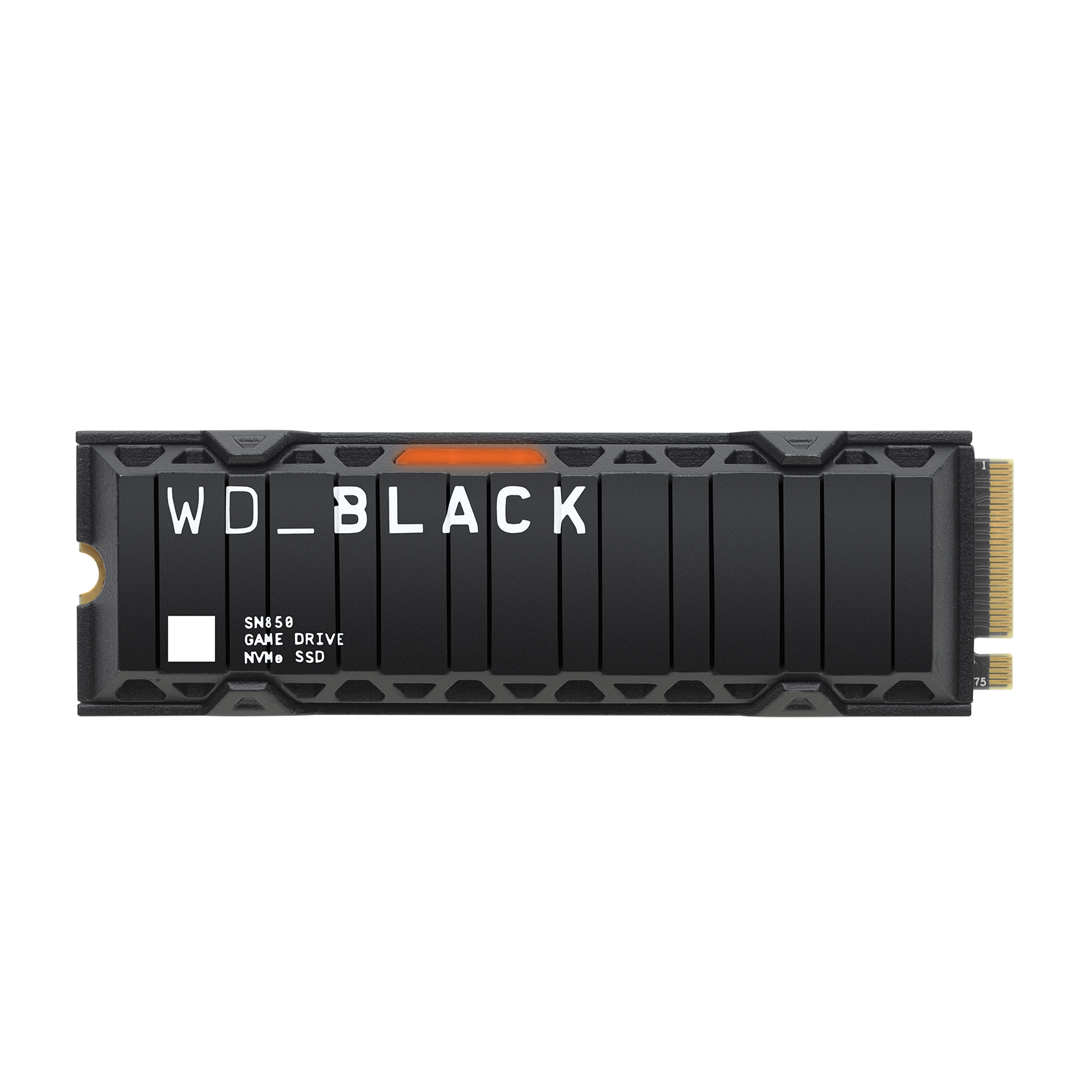WD_BLACK SN850 NVMe SSD with Heatsink Front