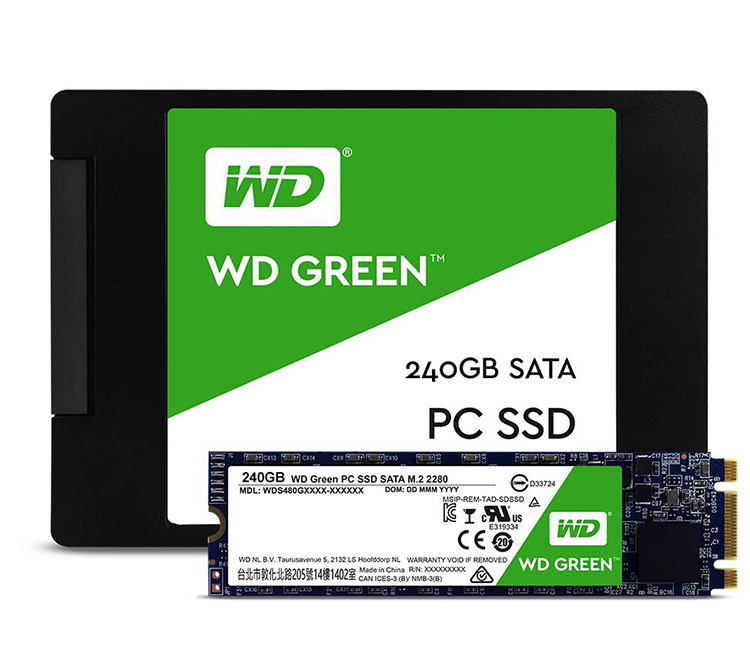 Western Digital WD Green SSD Hard Drive 480GB GREEN SSD M.2 2280 - WDS480G2G0B