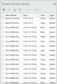 System Script Library