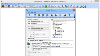Online chat with end-users during remote sessions from DameWare console