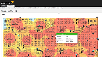Dynamic and customizable network mapping with wireless heat maps