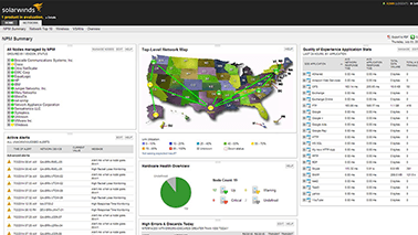 Network availability and performance monitoring