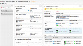 IP address details and histories