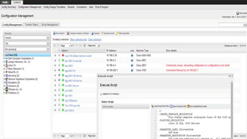 Automatic configuration backup and bulk change management