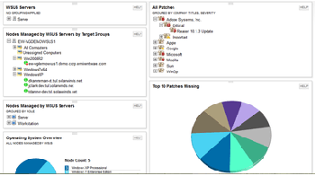 Intuitive patch status dashboard
