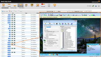 Remote desktop integration