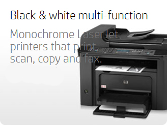 HP LaserJet Black & White Multi-Function Printers