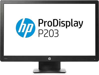 HP ProDisplay P203 20-inch HD+ Monitor