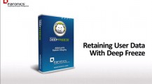 Retaining user data with Deep Freeze