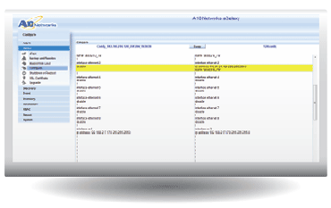 Side-by-side comparison of AX configuration files