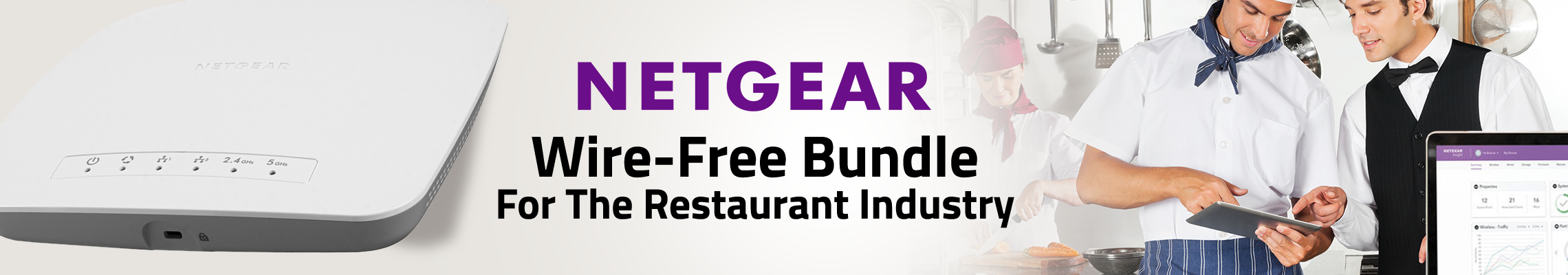 NETGEAR Wire-Free Bundle For The Restaurant Industry