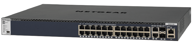 【完動品】Netgear フルマネージスイッチ『M4300-28G-PoE+』 M4300-28G-PoE+ | フルマネージスイッチ | スイッチ | 法人向け