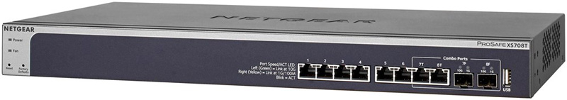 NETGEAR XS708T ProSAFE 10-Gigabit Ethernet Smart Switch