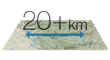 Proven Links: 20+ km