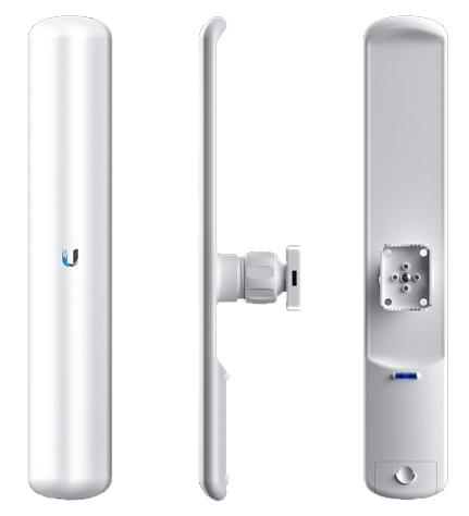 Ubiquiti LiteBeam ac AP Front, Side and Rear Views