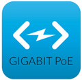 Convenient PoE+ Support