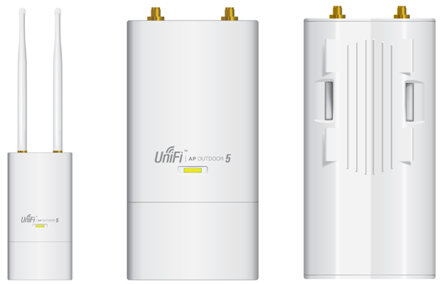 UniFi AP Outdoor 5G Front and Rear