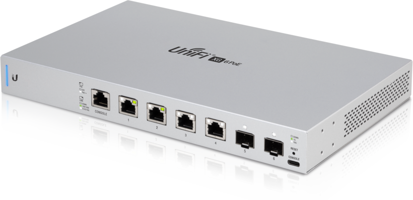 UniFi Switch 6 XG Front Top Angle
