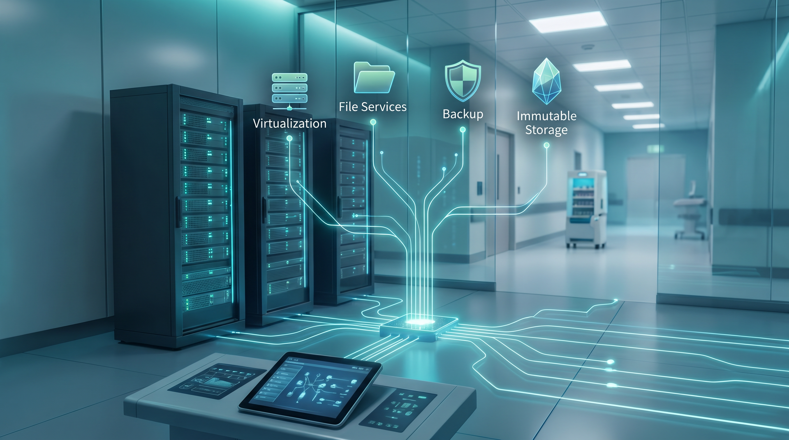TrueNAS healthcare storage for PACS and EHR