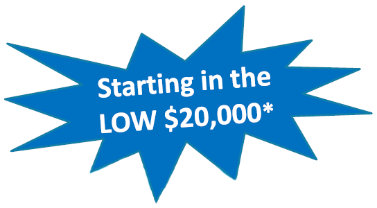 Starting in the LOW $20,000*