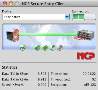 NCP Secure Entry Client for Mac OS