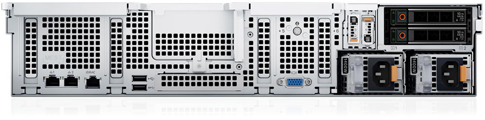 PowerEdge R760xs Rear