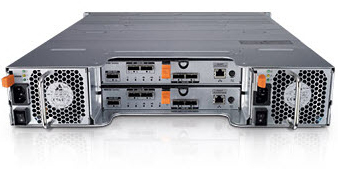 MD3220 SAS arrays rear