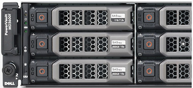 Mix 3.5" and 2.5" SAS, near-line SAS and solid-state drives to optimize your SAN. 